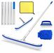 Jeu de brosses pour piscine avec tige réglable