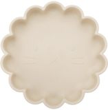 Dutsi - Welpje Serie - Siliconen Babybord - Leeuwen Ontwerp - 18 cm - Licht Beige