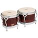 LP Latin Percussion LP811006 Matador Wood Bongo Almond Bruin Chrome Hardware