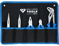 Brilliant Tools Tangenset, 5-dlg
