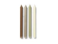 Ferm Living Bougies Pure, Lot de 4 Botanic blend