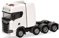 Herpa Scania CS 20 HD 4a. (8x4) Zwaartransport, Wit
