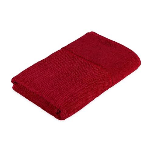 Frottana Pearl douchehanddoek 67 x 140 cm van 100% katoen, robijn