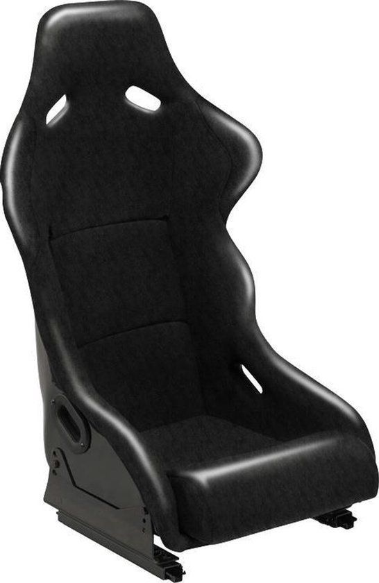 AutoStyle Sportstoel 'BS1' - Zwart Kunstleder - Vaste polyester rugleuning