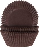 House of Marie Cupcake Cups Bruin 50x33mm - 50 st - 8718375850022