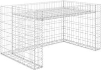 vidaXL Grasmaaieroverkapping met plantenbak - 110x80x60cm - staaldraad