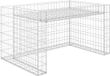 vidaXL Grasmaaieroverkapping met plantenbak - 110x80x60cm - staaldraad