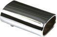AutoStyle Uitlaatsierstuk Rvs Rechthoekig 50-60 Mm 21 Cm Chroom