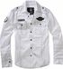 Brandit Luis T-shirt à manches longues homme - blanc - XL