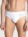 CALIDA Heren Slip Cotton Code Effen Katoen/Elastaan Wit Maat M