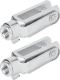 ProPlus Gaffel M8 - Verzinkt staal - 58 mm - 2 stuks