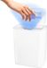 Bol Poubelle Automatique Touchless Bin - Capteur infrarouge 14L - Petite poubelle de cuisine - Poubelle en plastique sans contact - Poubelle à capteur carrée pour salle de bain chambre à coucher