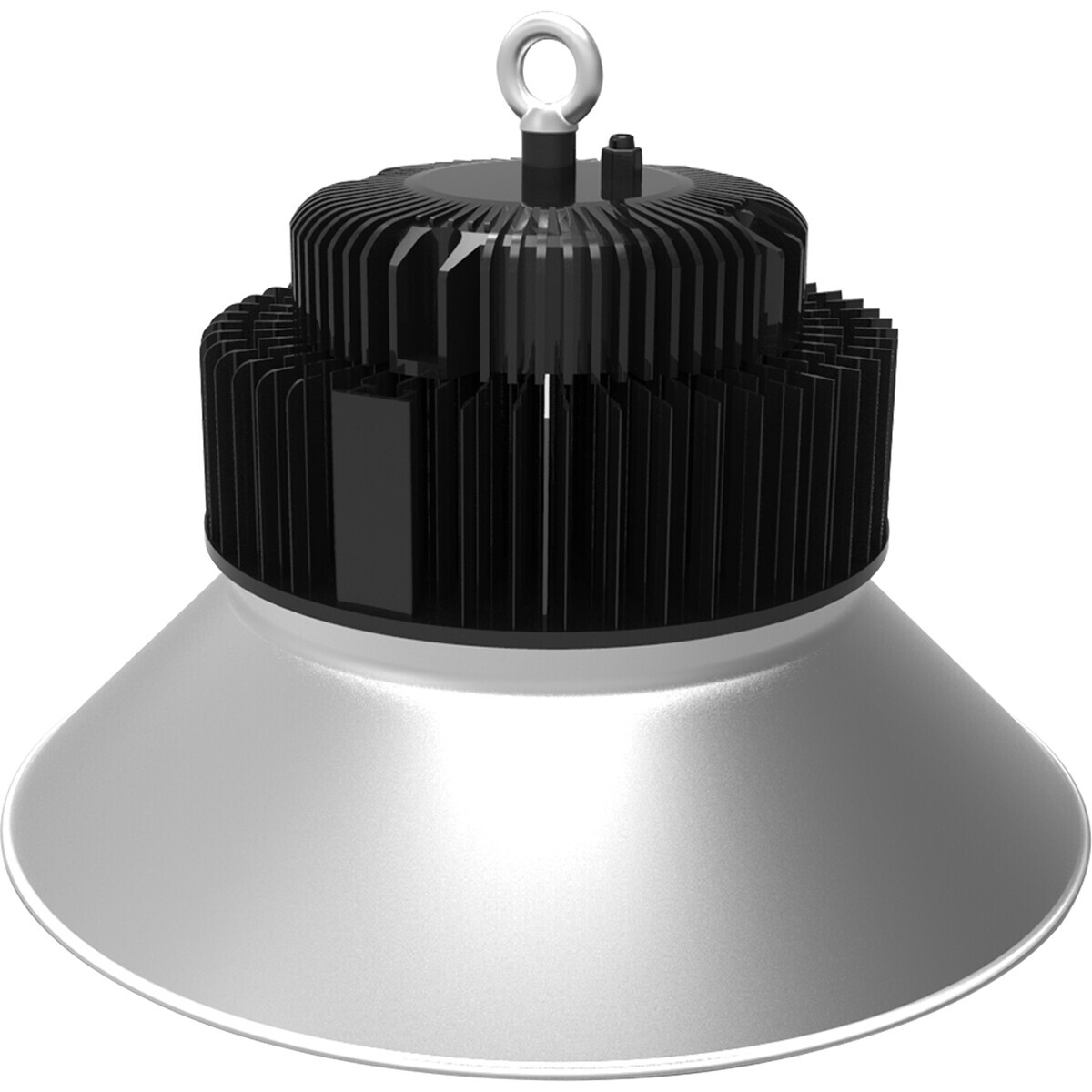 BES LED LED UFO High Bay 200W - Aigi Mania - Magazijnverlichting - Waterdicht IP65 - Natuurlijk Wit 4000K - Mat Zwart - Aluminium