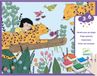 Djeco Set de peinture au doigt Touch and Paint - Multicolore
