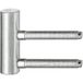 Simonswerk Bande à percer Partie cadre V 4400 WF pour portes intérieures Ø 15 mm, acier brillant