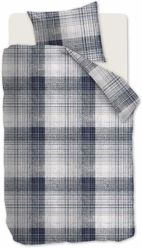 Beddinghouse Filip Dekbedovertrek 140x200/220 cm - Grijs/Wit