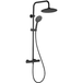 Essebagno Essegoia Colonne de douche thermostatique, noir mat