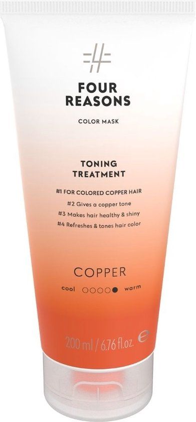 Four Reasons Color Mask Toning Treatment Copper - 200ml