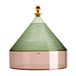 Kartell Trullo bewaarbox saliegroen - roze