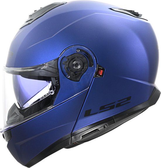 LS2 FF908 Strobe II Mat Navy Blauw 06 Systeemhelm - Helm