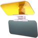 Omgoods - Pare-soleil anti-reflets 2-en-1 pour voiture
