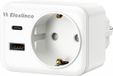 SURIGHT 3-in-1 stekkerdoos met USB-C - USB-A en stopcontact