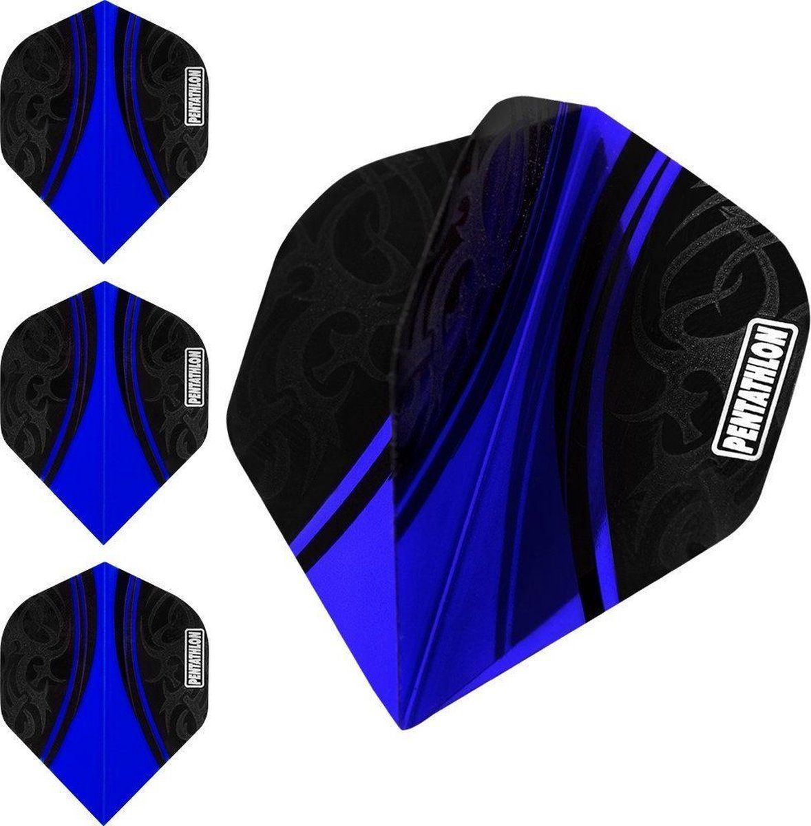 ABC Darts Flights Pentathlon - Tribal blauw - 10 sets