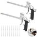 Mousse expansive pistolets set de 2 avec 20 embouts