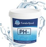 Comfortpool pH-min poeder | 1 kg | Verlaagt de pH waarde | Voor helder zwembadwater