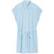 Tom Tailor Denim Gestreepte mini hemdjurk voor dames
