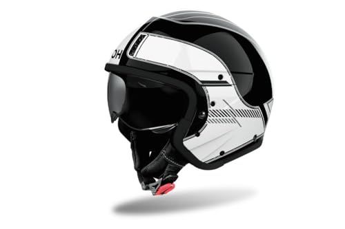 Airoh J 110 Raster Wit Gloss Jethelm - Maat XXL