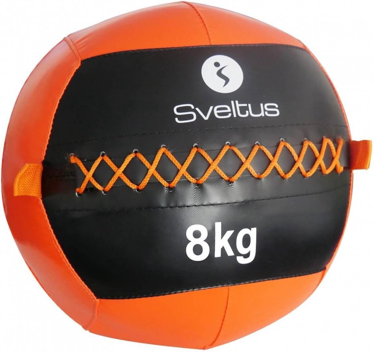 Sveltus Wallball 8 Kg Zwart/oranje