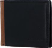 CHIEMSEE Portefeuille Houston RFID Avec Rabat Noir/Cognac