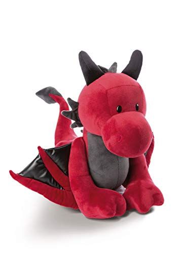 NICI Dragon Eldor Knuffel - 45cm - Rood