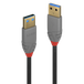 LINDY 36753 USB-kabel zwart, grijs 3m
