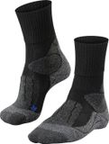 FALKE TK1 Cool Wandelsokken anti blaren, maximale padding lyocell sportsokken dames zwart - Maat 35-36