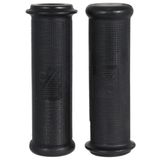 cyclingcolors Handgreep voor motorfiets, 123 mm, diameter 21 mm, rubber, stuur compatibel met Vespa 50 LR 125 VMA VNB 1 2 150 VBA, zwart