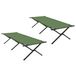 vidaXL Opvouwbaar Campingbed Groen 210 x 80 x 46 cm Oxford Stof