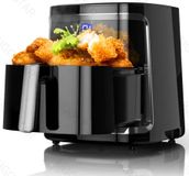 Aigostar 8433325205089 Heißluftfritteuse 7L Schwarz