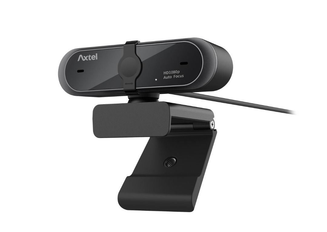Axtel Headsets Axtel AX-FHD Webcam - Full HD 1080p, Autofocus, Privacy Cover, USB 2.0