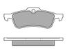 MEYLE Bremsbelagsatz, Scheibenbremse 0252371616 Hinterachse | Compatibel met: MINI MINI, Cabriolet