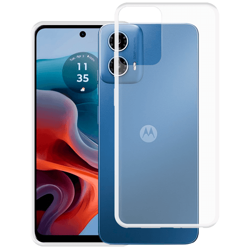 Just in Case TPU Back Cover Transparant Motorola Moto G34