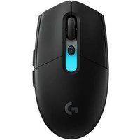 Logitech G G305 X SUPERLIGHT - Muis - gaming - optisch - 6 knoppen - draadloos - 2.4 GHz, Bluetooth - USB Logitech LIGHTSPEED-ontvanger - zwart