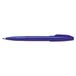 Pentel S520 Sign Pen viltstift met fijne acrylvezelpunt, blauw, 12 stuks