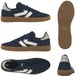 Kappa Authentic Parker Trainers Blauw Unisex Synthetisch/Textiel Rubber Maat 42