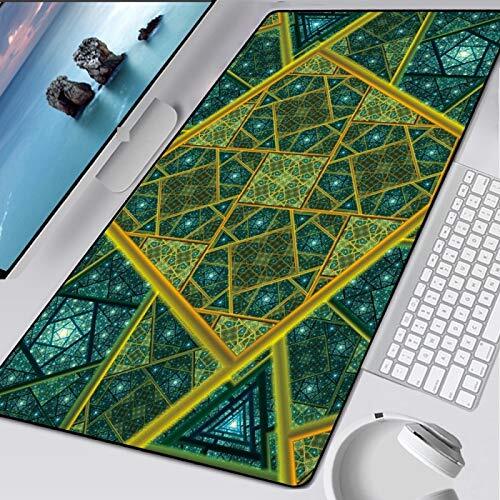 DHSBD Gaming Muismat Laptop Pc Computer Grote Muismat Vergrendeling Rand Rubber Duurzaam Bureau Mat Laptop Grote Muis Mat 700X300X3Mm