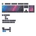 GLORIOUS GPBT Afterparty Keycaps US QWERTY Formaat | 135 Pièces Gradient PBT Polymère No-Fade Sublimation, Clavier Mécanique Personnalisé 100% 75% 65% 60% Compatible, Windows MacOS