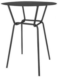 Riverdale Rocco Bijzettafel - Zwart - Metaal - 55cm