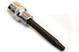 BONI-SHOP® Precisie 1/2 inch zeskant Dop T60 met Stirnloch, 100mm, S2 Staal