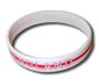 Supportershop Engeland armband silicone voetbal, wit, eenheidsmaat